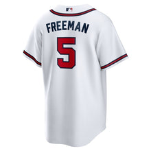 Load image into Gallery viewer, Men&#39;s Atlanta Braves Freddie Freeman Nike White Home Replica Player Jersey