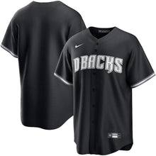 Load image into Gallery viewer, Men&#39;s Arizona Diamondbacks Nike Black/White Official Replica Jersey