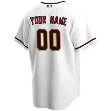 Load image into Gallery viewer, Men&#39;s Arizona Diamondbacks Nike White Home Replica Custom Jersey