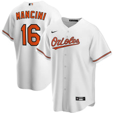 Load image into Gallery viewer, Men&#39;s Baltimore Orioles Trey Mancini Nike White Home Replica Player Name Jersey
