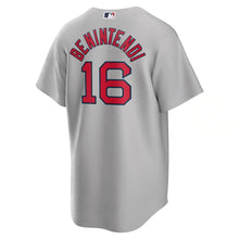 Load image into Gallery viewer, Men&#39;s Boston Red Sox Andrew Benintendi Nike Gray Road Replica Player Name Jersey