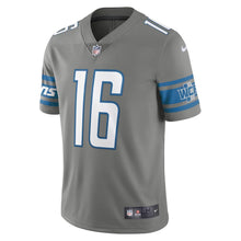 Load image into Gallery viewer, Men&#39;s Detroit Lions Jared Goff Nike Steel Alternate Vapor Limited Jersey