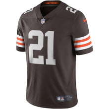 Load image into Gallery viewer, Men&#39;s Cleveland Browns Denzel Ward Nike Brown Vapor Limited Jersey