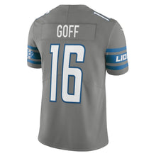 Load image into Gallery viewer, Men&#39;s Detroit Lions Jared Goff Nike Steel Alternate Vapor Limited Jersey
