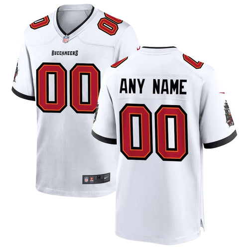 Men's Nike Tampa Bay Buccaneers White Custom Game Jersey