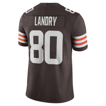 Load image into Gallery viewer, Men&#39;s Cleveland Browns Jarvis Landry Nike Brown Vapor Limited Player Jersey