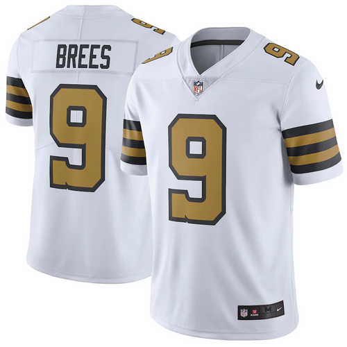 Men's New Orleans Saints Drew Brees Nike White Vapor Untouchable Color Rush Limited Player Jersey