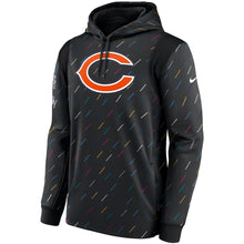 Load image into Gallery viewer, Men's Chicago Bears Nike Charcoal 2021 NFL Crucial Catch Therma Pullover Hoodie