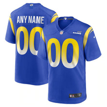 Load image into Gallery viewer, Men&#39;s Los Angeles Rams Nike Royal Custom Game Jersey