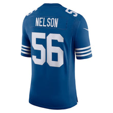 Load image into Gallery viewer, Men&#39;s Indianapolis Colts Quenton Nelson Nike Royal Alternate Vapor Limited Jersey