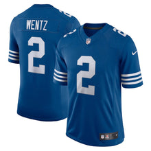 Load image into Gallery viewer, Men&#39;s Indianapolis Colts Carson Wentz Nike Royal Alternate Vapor Limited Jersey