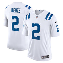 Load image into Gallery viewer, Men&#39;s Indianapolis Colts Carson Wentz Nike White Vapor Limited Jersey