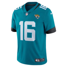Load image into Gallery viewer, Men&#39;s Jacksonville Jaguars Trevor Lawrence Nike Teal Vapor Limited Jersey
