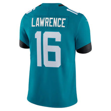 Load image into Gallery viewer, Men&#39;s Jacksonville Jaguars Trevor Lawrence Nike Teal Vapor Limited Jersey