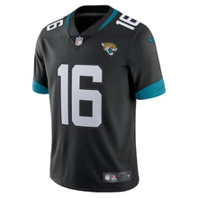Load image into Gallery viewer, Men&#39;s Jacksonville Jaguars Trevor Lawrence Nike Black Alternate Vapor Limited Jersey