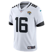 Load image into Gallery viewer, Men&#39;s Jacksonville Jaguars Trevor Lawrence Nike White Vapor Limited Jersey