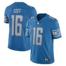 Load image into Gallery viewer, Men&#39;s Detroit Lions Jared Goff Nike Steel Alternate Vapor Limited Jersey