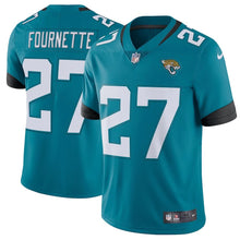Load image into Gallery viewer, Men&#39;s Jacksonville Jaguars Leonard Fournette Nike Teal Vapor Limited Player Jersey