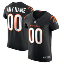 Load image into Gallery viewer, Men&#39;s Cincinnati Bengals Nike Black Vapor Elite Custom Jersey