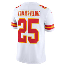 Load image into Gallery viewer, Men&#39;s Kansas City Chiefs Clyde Edwards-Helaire Nike White Vapor Limited Jersey