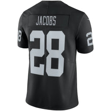 Load image into Gallery viewer, Men&#39;s Las Vegas Raiders Josh Jacobs Nike Black Vapor Limited Jersey