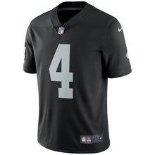 Load image into Gallery viewer, Men&#39;s Las Vegas Raiders Derek Carr Nike Black Vapor Untouchable Limited Player Jersey