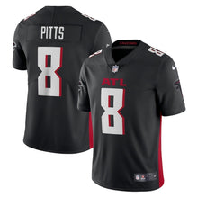 Load image into Gallery viewer, Men&#39;s Atlanta Falcons Kyle Pitts Nike Black Vapor Limited Jersey