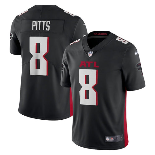 Men's Atlanta Falcons Kyle Pitts Nike Black Vapor Limited Jersey